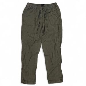 Hilary Radley utility pocket straight leg pants in military green